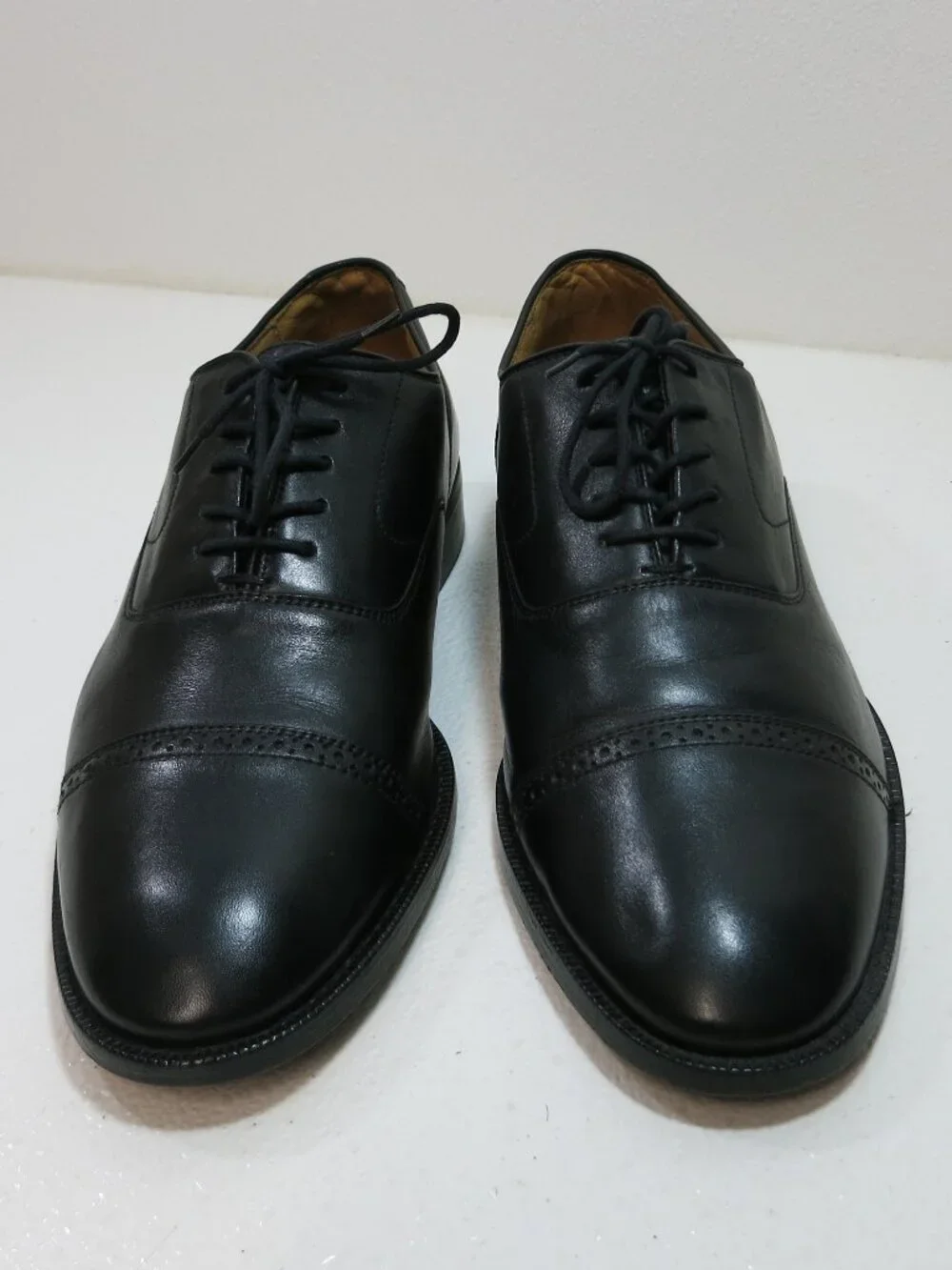 G. H. Bass & Co. Cap Toe Leather Dress Oxfords Men's Footwear Shoes Sz 11 M